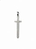 Dije de Espada en Plata .925 con Circonias
