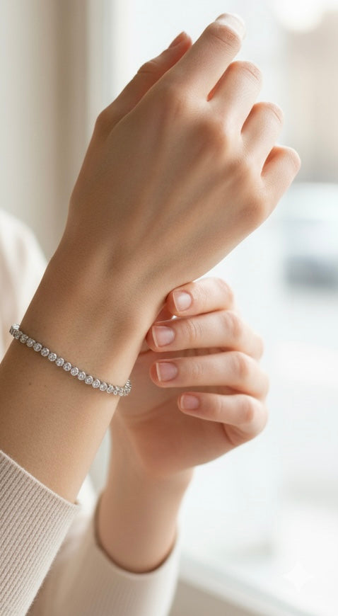 Pulsera Tennis en Plata .925 con Circonias