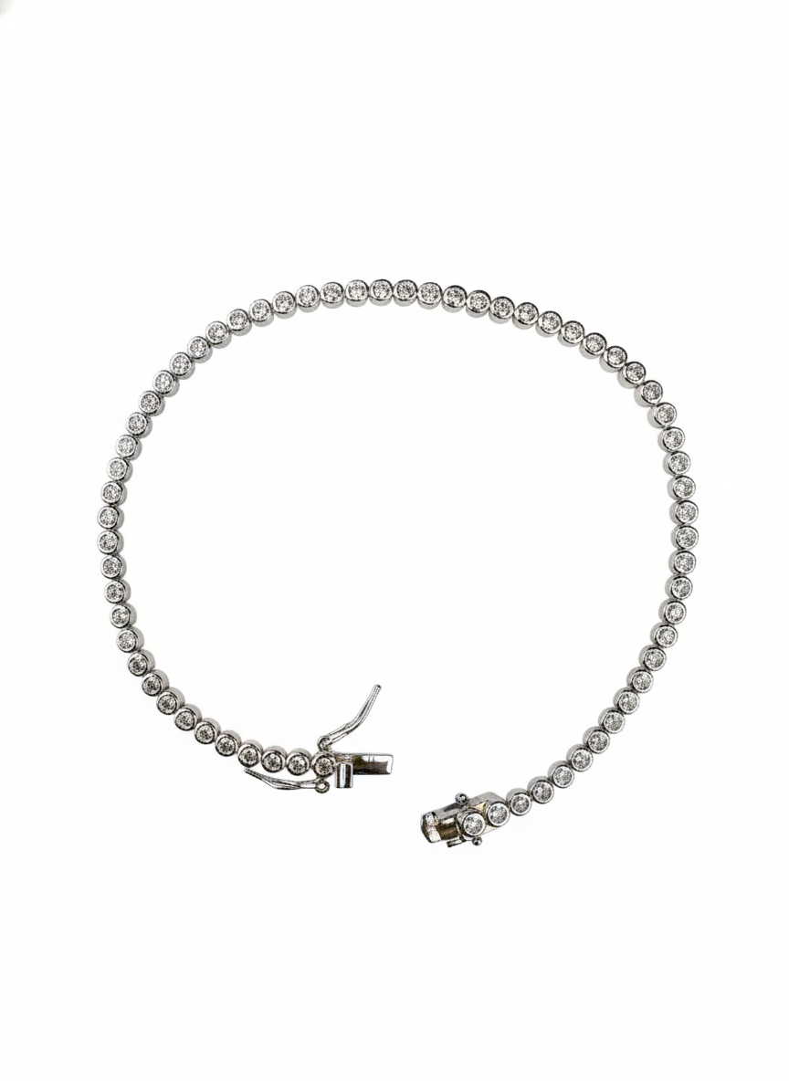 Pulsera Tennis en Plata .925 con Circonias