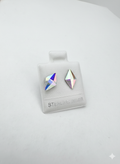 Aretes Prisma Tornasol en Plata .925