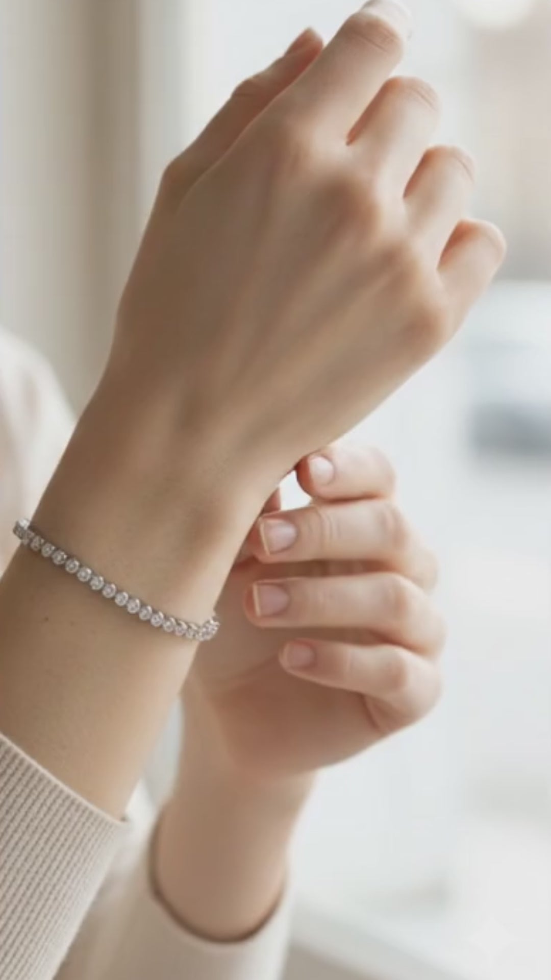 Pulsera Tennis en Plata .925 con Circonias